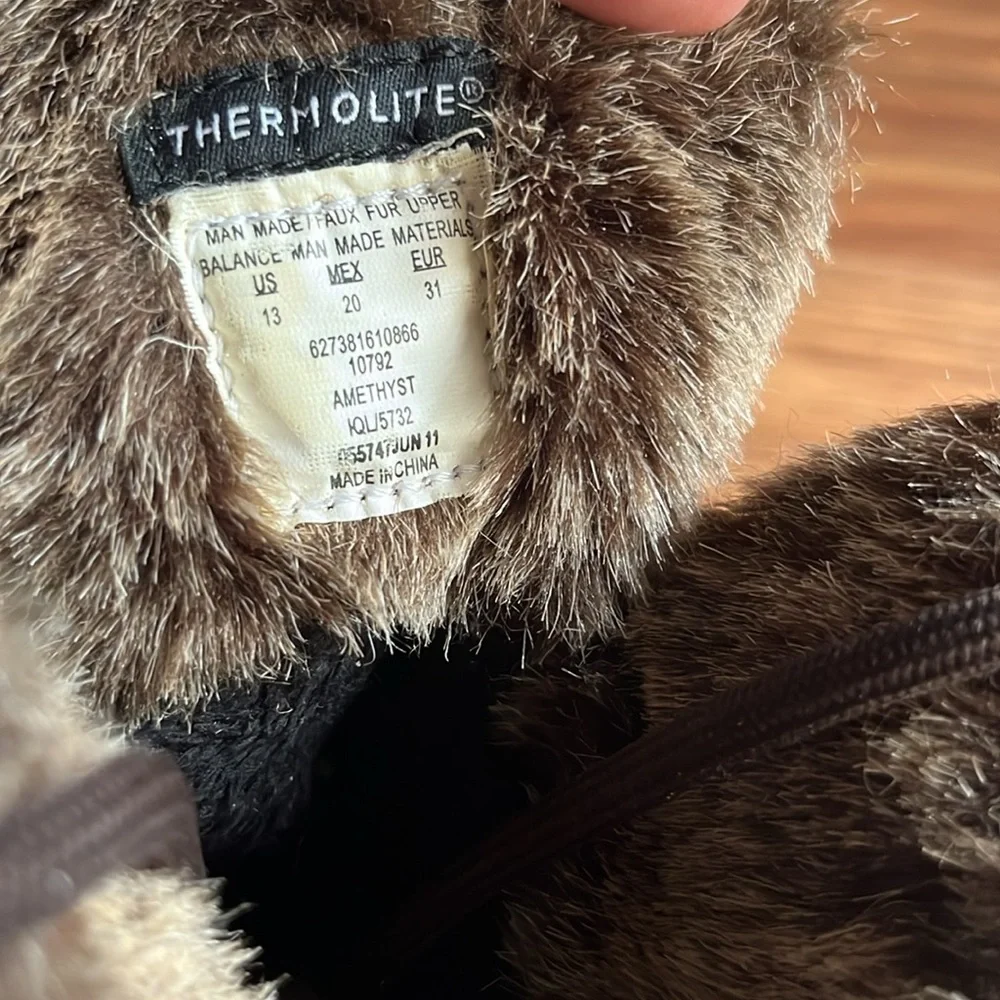 Athletech‎ Thermolite Faux Fur Amethyst Boots